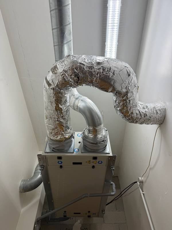 installation et vente d'une ventialtion double flux Atlantic Hyeres