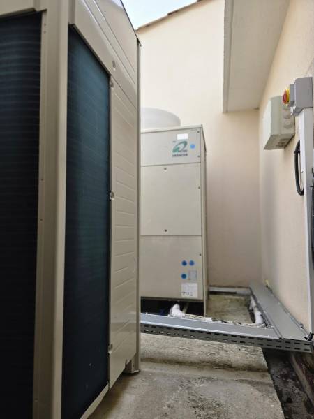 groupe exterieur en toiture vrv daikin