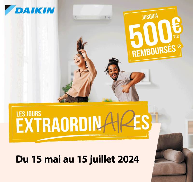OFFRE PROMOTIONNELLE DAIKIN 2024