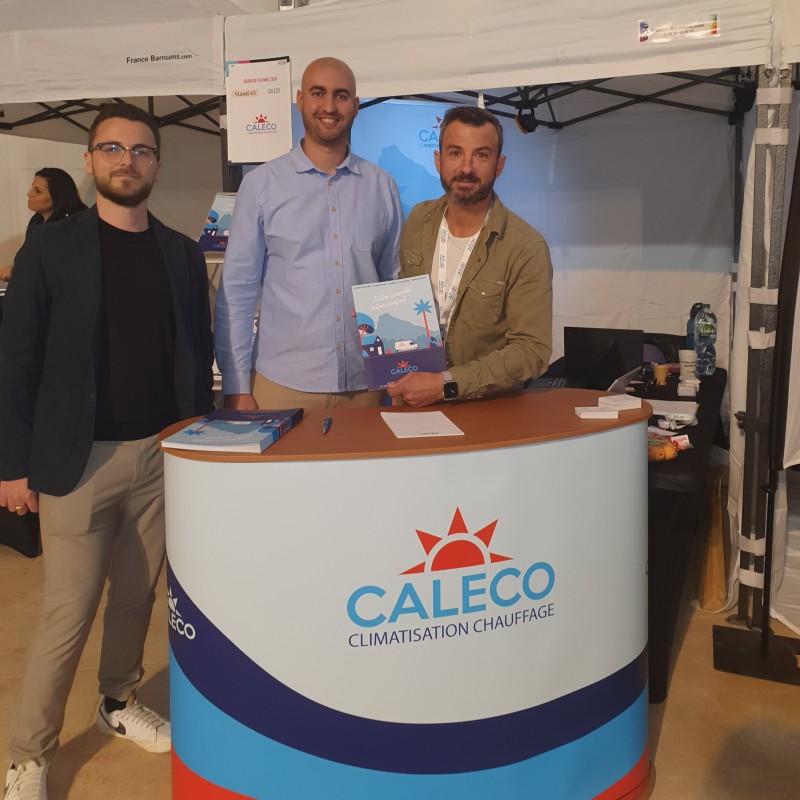 Caleco au salon de l'Afuzi entreprises de la zone de Toulon Est