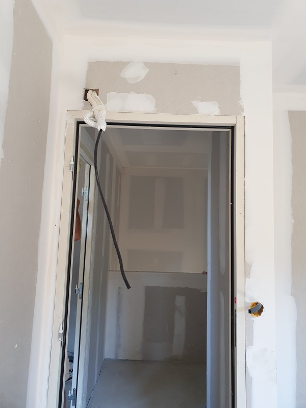 passage des liaisons climatisation LAVANDOU CALECO