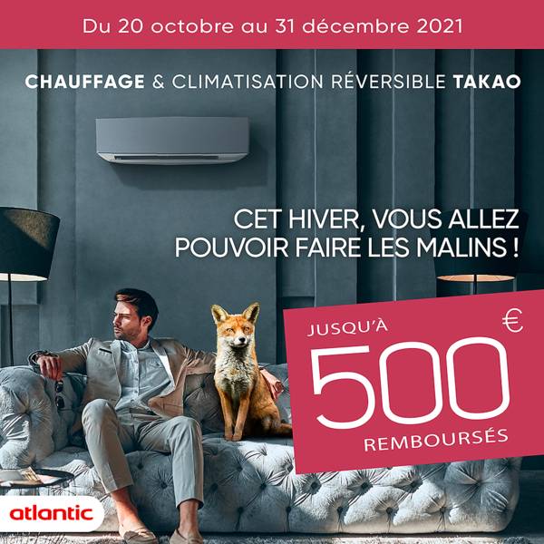 offre de remboursement clim takao Attantic