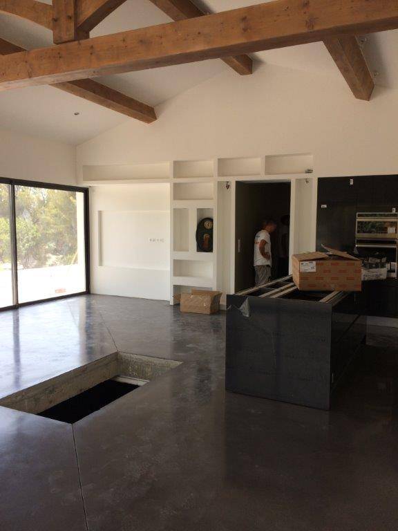 climatisation et chauffage d'un salon par un gainable dans le var