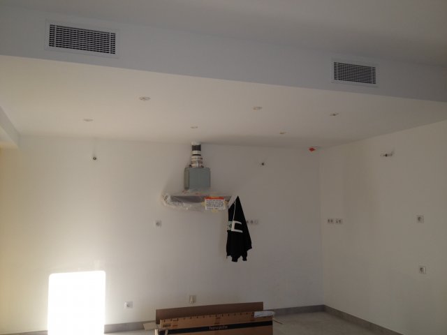 grille de soufflage salon gainable