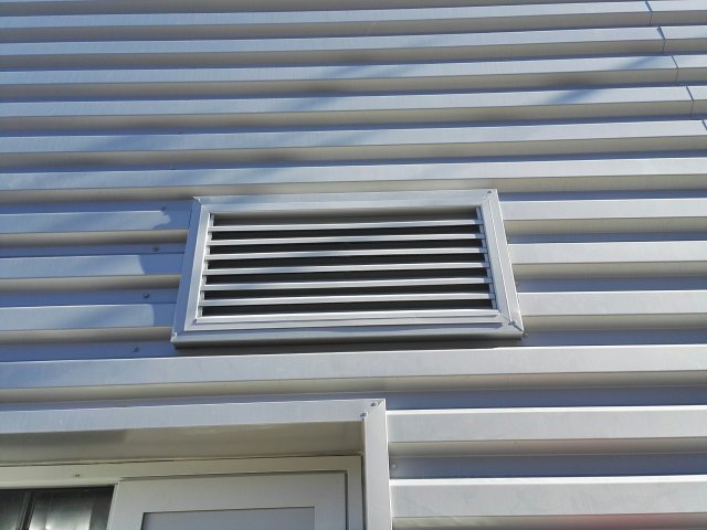 grille de reprise d'air de la ventilation double flux signes