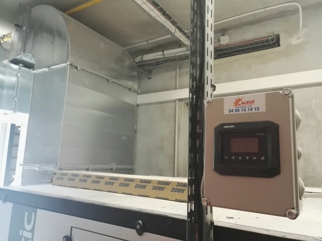 traitement de l'air double flux atlantic DUOTECH 4400 des bureaux d'oreca Signes