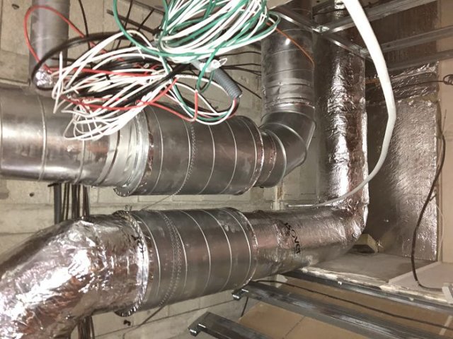 Installation d'une VMC double flux Atlantic + climatisation Daikin à La Valette