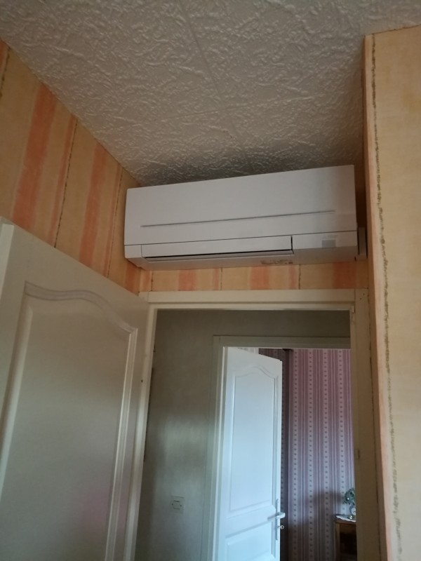 Installation climatisation mitsubishi Maison bormes les Mimosas Var