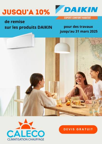 promo DAIKIN HIVER 25 CALECO VAR