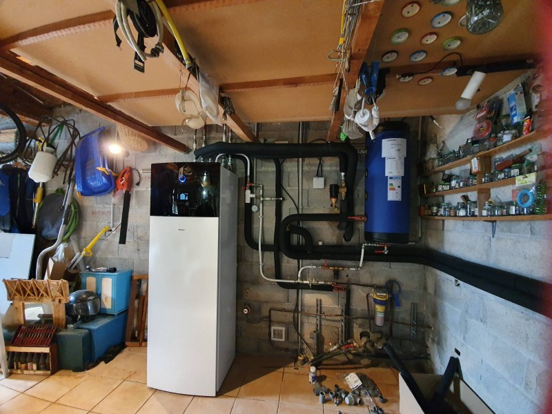 Pose pompe à chaleur air eau daikin 3H au gaz R32